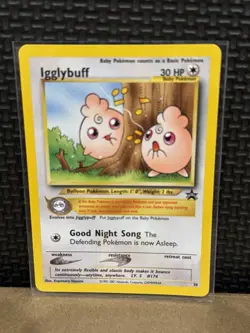 2001 Pokemon Black Star Promo WOTC Igglybuff 36 - Ungraded - Image 1