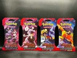 POKEMON TCG - DESTINED RIVALS - Sleeved Booster Pack COMPLETE ART SET - 4 Packs - Image 1