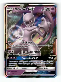 Mewtwo GX - 39/73 - Shining Legends - Pokemon - GX Rare - Holo NM - Image 1