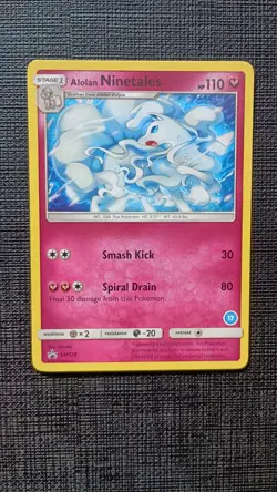 Pokemon TCG - Alolan Ninetales Rare - SM128 - Sun & Moon Promo Regular - Image 1