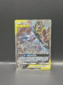 Pokemon Garchomp & Giratina GX Tag Team SM193 Sun & Moon Black Star Promo HP - Image 1