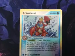 Pokemon Card Crawdaunt EX Dragon Reverse Holo Rare 3/97 NM/VLP - Image 2
