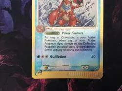 Pokemon Card Crawdaunt EX Dragon Reverse Holo Rare 3/97 NM/VLP - Image 3
