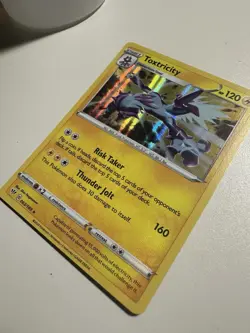 Pokemon Toxtricity Card 063/189 Holo Rare Sword & Shield Rebel Clash - Image 2