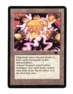 Cursed Rack ~ Magic the Gathering ~ MTG ~ Antiquities - Image 1