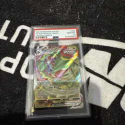 2023 POKEMON SWORD & SHIELD CROWN ZENITH #102 FULL ART/RAYQUAZA VMAX PSA 10 - Image 1