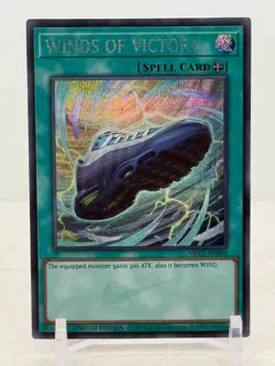 YU-GI-OH X Nike Promo Card Winds Of Victory Air Max Muscle 95 Spell Card - Image 1