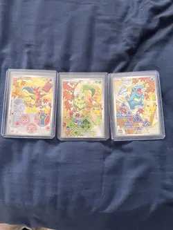 Pokemon TCG McDonald's 2021 Holo Promo 3-Card Lot Cyndaquil/Chikorita/Totodile - Image 1