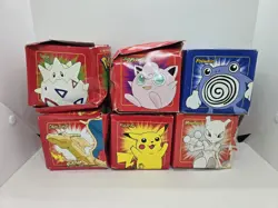 1999 Pokemon Burger King Gold Plated Trading Card Set of 6 Pokeball (5 Sealed) - Image 1