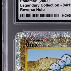 2002 Pokemon Legendary Collection Onix #84 CGC 8.5 Reverse Holo NM/MINT+ - Image 4