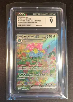 Pokemon Venusaur ex 198/165 Pokemon Sv: Scarlet & Violet 151 Holo CGC 9 MINT - Image 2