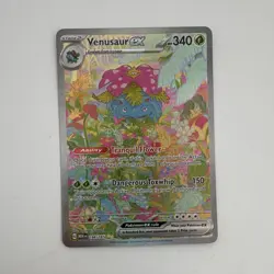 Pokemon SV Scarlet & Violet 151 Venusaur ex 198/165 SAR Full Art Holo - Image 1