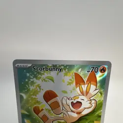 Pokemon TCG Scorbunny 225/217 SV 151 Illustration Rare Holo - Image 5