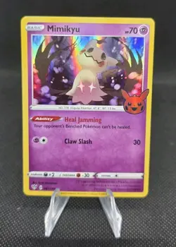 Pokemon TCG Mimikyu 081/189 Holo Rare Halloween Promo (Trick or Trade) - Image 1