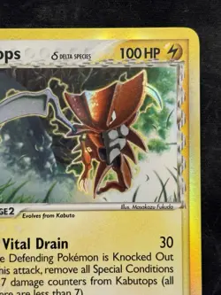 Pokemon TCG NM Kabutops Delta Species 9/110 Holon Phantoms Holo - Image 3