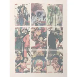 Y2018 Straw Hat Crew Japanese One Piece Morinaga Wafer Clear Card Nami Robin S16 - Image 2