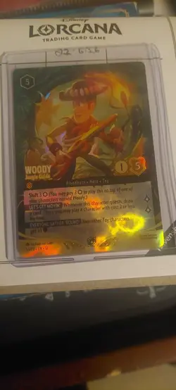 Disney Lorcana Woody Jungle Guide 54/P3 Top 8 Set Championship Promo Foil NM - Image 3