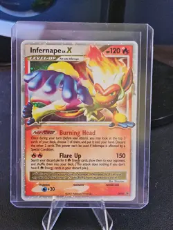 Infernape LV.X DP10 Diamond and Pearl Holo LP+ - Image 3