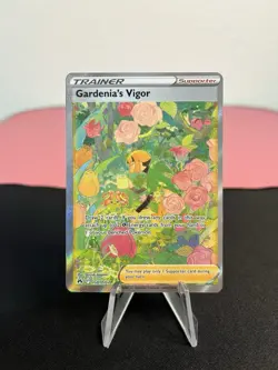 Gardenia's Vigor GG61/GG70 Pokemon SWSH: Crown Zenith: Galarian Gallery Holo NM - Image 1