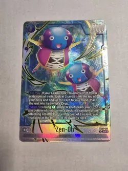 Zen-Oh FB09-031 Alternate Art Dual Evolution Dragon Ball Card English Fusion - Image 1