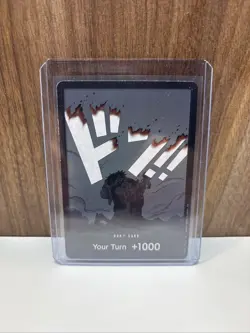 Bandai One Piece Don!! Card Your Turn +1000 Portgas D. Ace Promo Foil AA - Image 1