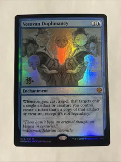 Vesuvan Duplimancy Dominaria United Prerelease Cards Foil MTG - Image 1