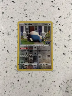 Snorlax 055/078 Reverse Holo Rare Pokemon Go Foil Card 55/78 - Image 1