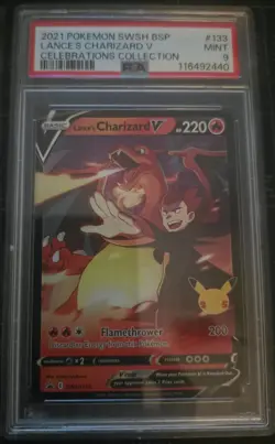 Lance's Charizard V SWSH133 SWSH: Sword & Shield Promo Cards Holo - Image 1