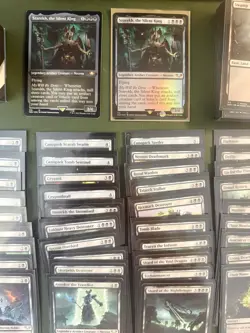 Magic: The Gathering UB Warhammer 40K Necron Dynasties - Deck & Box Only NM-LP - Image 1