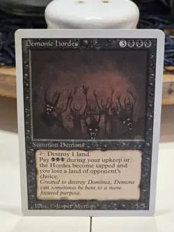 Demonic Hordes (Revised) NM MTG - Image 1