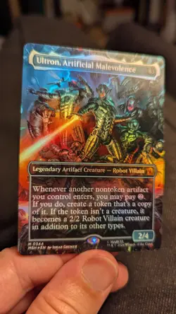Ultron Artificial Malevolence Foil Borderless #344 MSH NM Magic MTG - Image 1