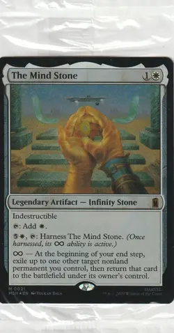 The Mind Stone-FOIL-Pre-release sealed M:TG Marvel Superheroes - Image 1