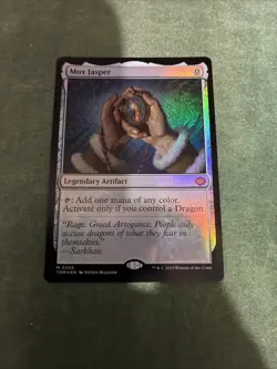 Near Mint Mox Jasper Foil MTG TDM M 0246 Tarkir Dragonstorm Magic the Gathering - Image 1