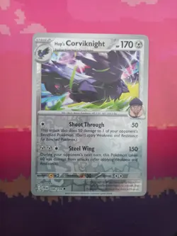 Pokemon Card Hop's Corviknight Journey Together Reverse Holo Uncommon 108/159 NM - Image 1