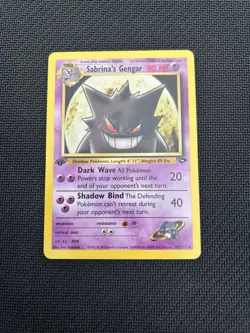 Sabrina's Gengar 29/132 - Gym Challenge 1st Edition Rare Pokemon TCG LP VLP - Image 1