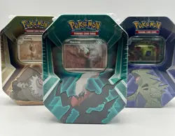 POKEMON - TRIPLE WHAMMY COLLECTOR TINS 3X - SEALED (COMPLETE TIN SET) - Image 1