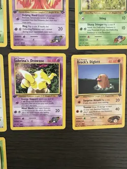 Pokemon TCG 1st Edition Gym Trainer Gym Heroes Card Lot 10 Cards WOTC - Image 5