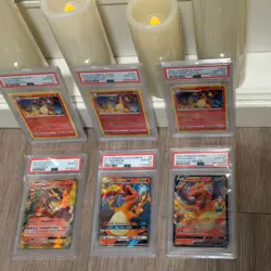 PSA 10 Pokemon Charizard Vivid Voltage/ Evolutions / Hidden Fates Bundled Set! - Image 1