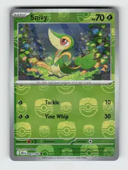 Snivy (Master Ball Pattern) - 001/086 - Black Bolt - Pokemon - Common - NM - Image 1