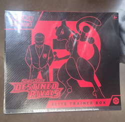Pokemon TCG Scarlet & Violet Destined Rivals ETB Mewtwo 65 Cards - Image 1