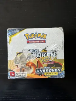 Pokemon TCG Sun & Moon Unbroken Bonds Booster Box English Factory SEALED - Image 1