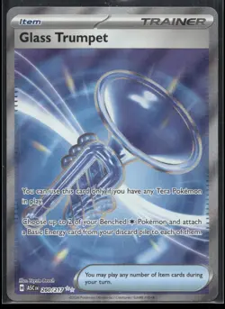 Glass Trumpet 260/217 Ultra Rare Ascended Heroes Pokemon Holo Near Mint - Image 1