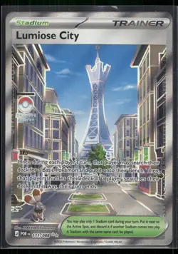 Lumiose City 111/088 Ultra Rare Perfect Order Pokemon Holo Near Mint - Image 1