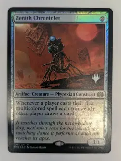 Zenith Chronicler Phyrexia: All Will Be One Foil Promo Pack - MTG RARE - Image 1