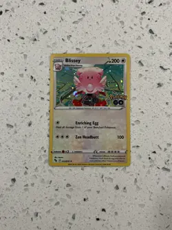 Blissey 52/78 Pokemon GO Holo Cosmos Holo Rare Pokemon TCG - Image 1