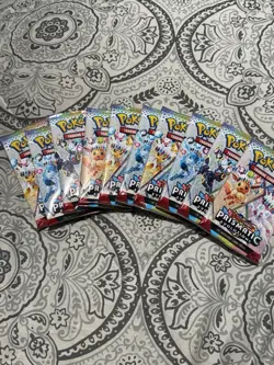 10x Pokemon TCG Prismatic Evolutions Booster Packs Lot - New Sealed Loose - Image 1