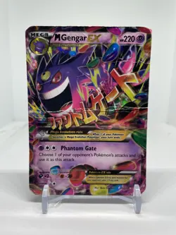 M Gengar EX 2014 Pokemon XY Phantom Forces Ultra Rare Holo 35/119 - DMG - Image 1