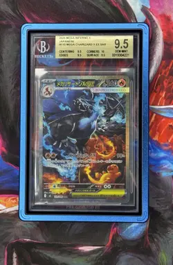 Pokemon Inferno X Japanese #110 Mega Charizard ex SAR BGS 9.5 BECKETT BGS - Image 1