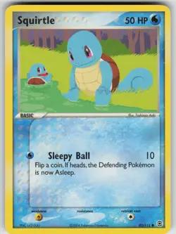 Squirtle 82/112 Common FireRed & LeafGreen Pokemon Lightly Played - Image 1