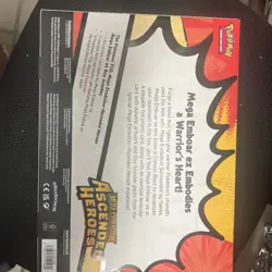 Pokemon TCG - Mega Evolution Ascended Heroes Mega Emboar EX Box - PRE-SALE - Image 4